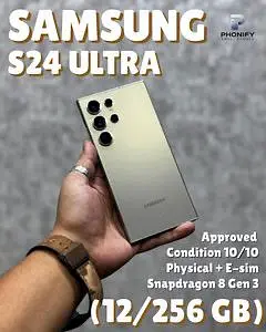 Samsung s24 ultra pta approved 12/256gb LAHORE