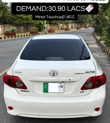 TOYOTA COROLLA ALTIS 1.8 2009 MODEL FOR SALE