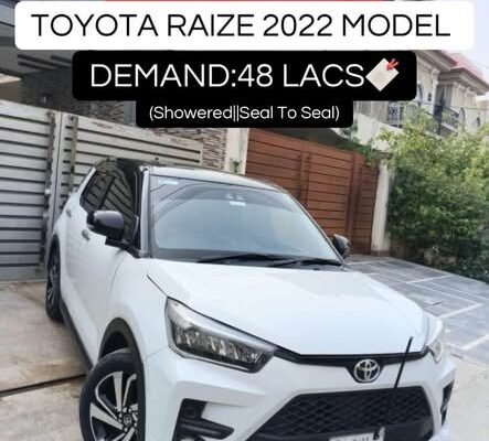 TOYOTA RAIZE 2022 MODEL FOR SALE