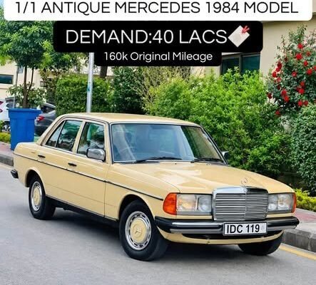 ANTIQUE MERCEDES 1984 FOR SALE•Mercedes 1984