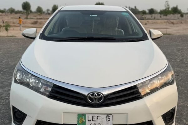Toyota Corolla GLi 2015 Automatic – 1st Owner – Grandy Rims – Dunlop Tyres